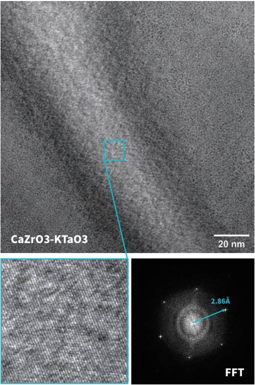 TEM Microscope analysis image