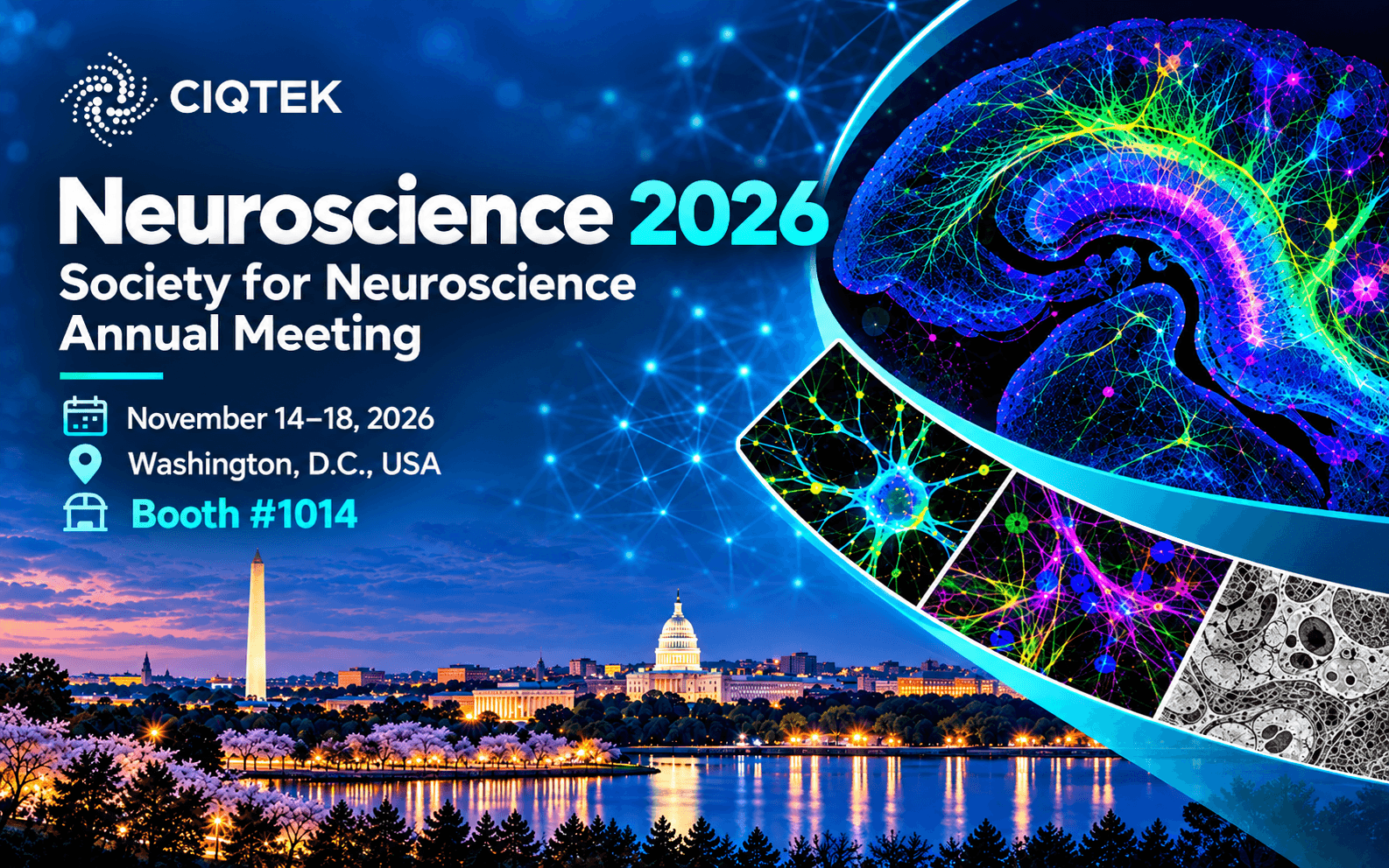 CIQTEK at Neuroscience 2026: Volume EM & High-Speed SEM