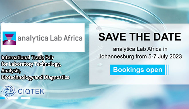 CIQTEK no Analytica Lab Africa 2023, Joanesburgo, África do Sul