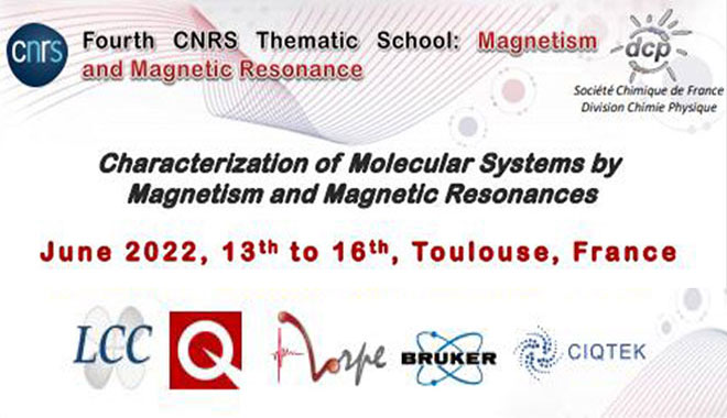 CIQTEK patrocinará Escola Temática CNRS 2022 (Magnetismo e Ressonâncias Magnéticas) em Toulouse, França