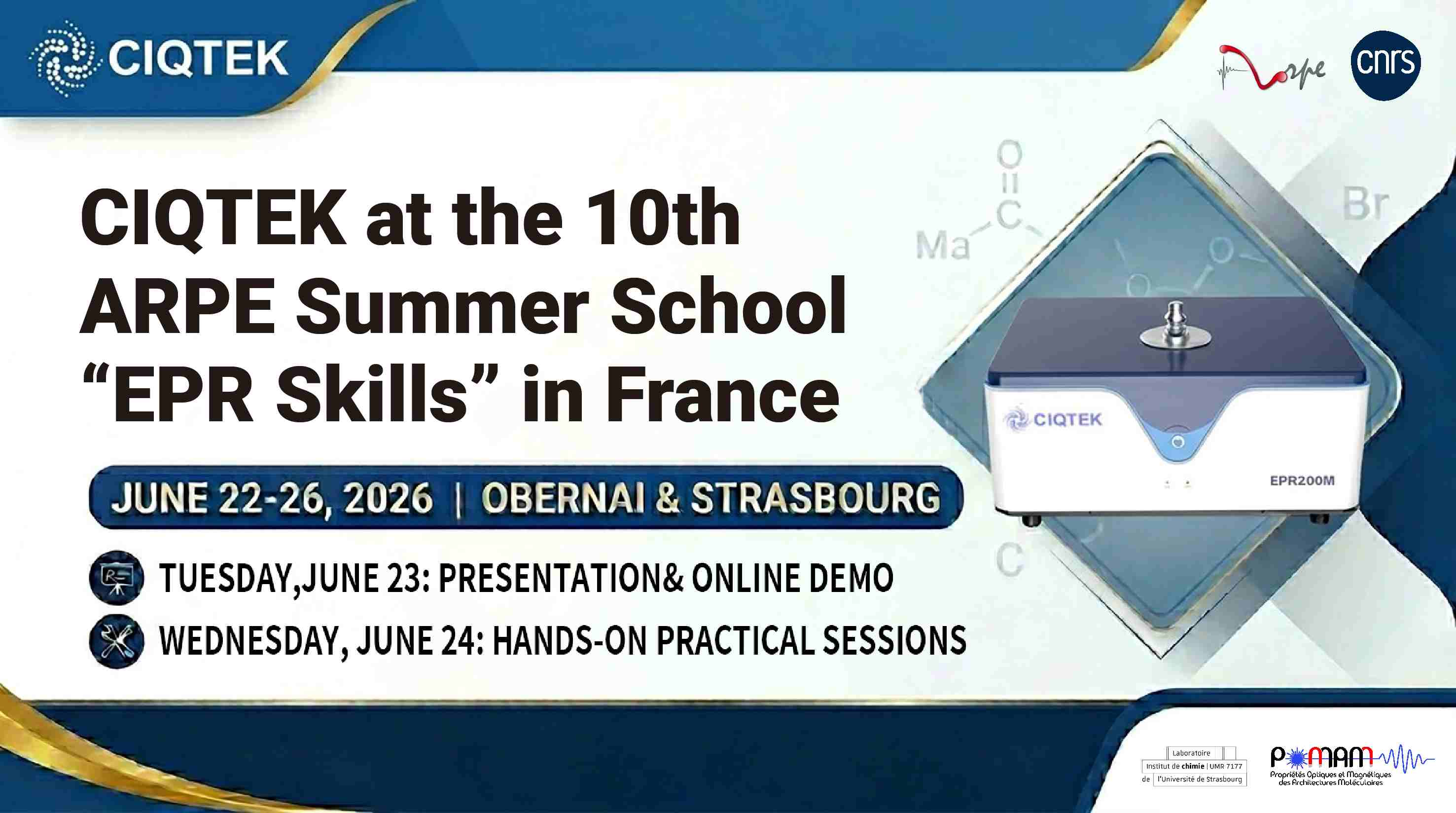 CIQTEK na 10ª Escola de Verão ARPE 